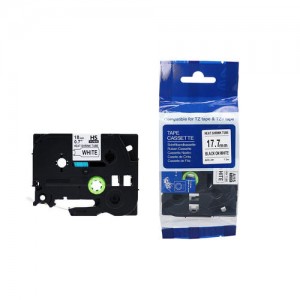 BROTHER Black On White P-Touch Label (HSE-241)